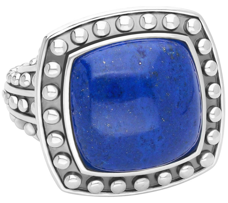 Tiffany Kay Studio Sterling Silver Lapis Beaded Cocktail Ring — Main view