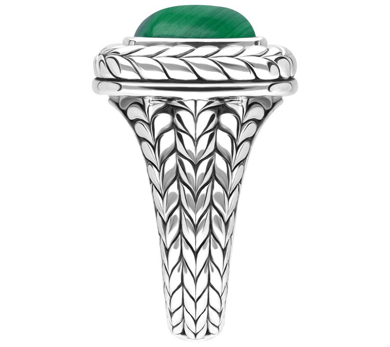 Tiffany Kay Studio Sterling Malachite Beaded Cocktail Ring — View 2