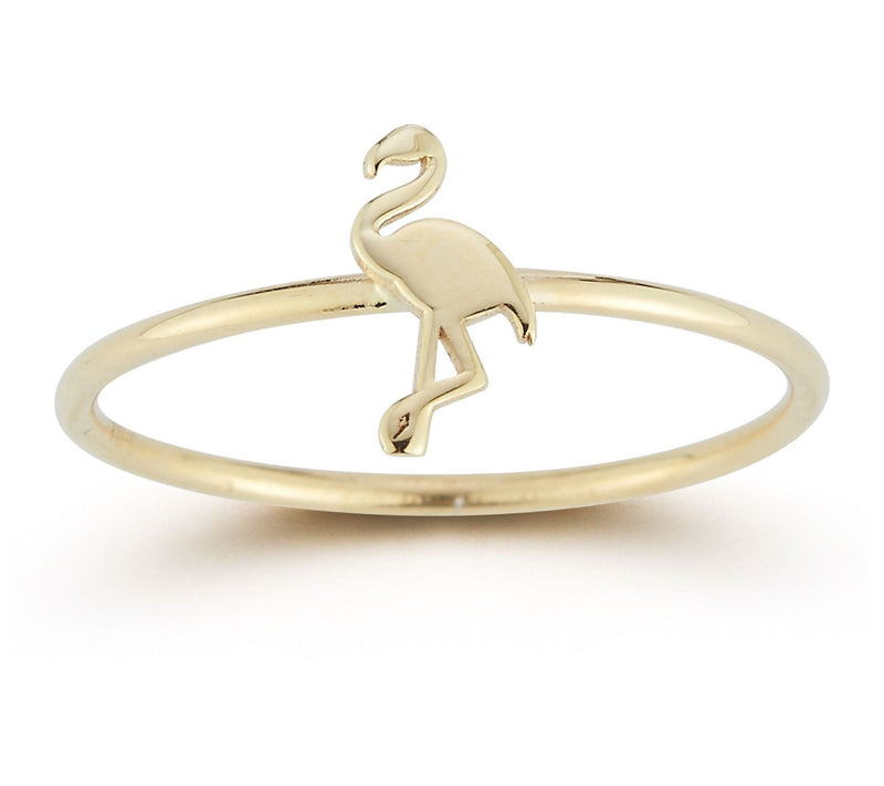 Luminosa Gold Flamingo Ring, 14K — Main view