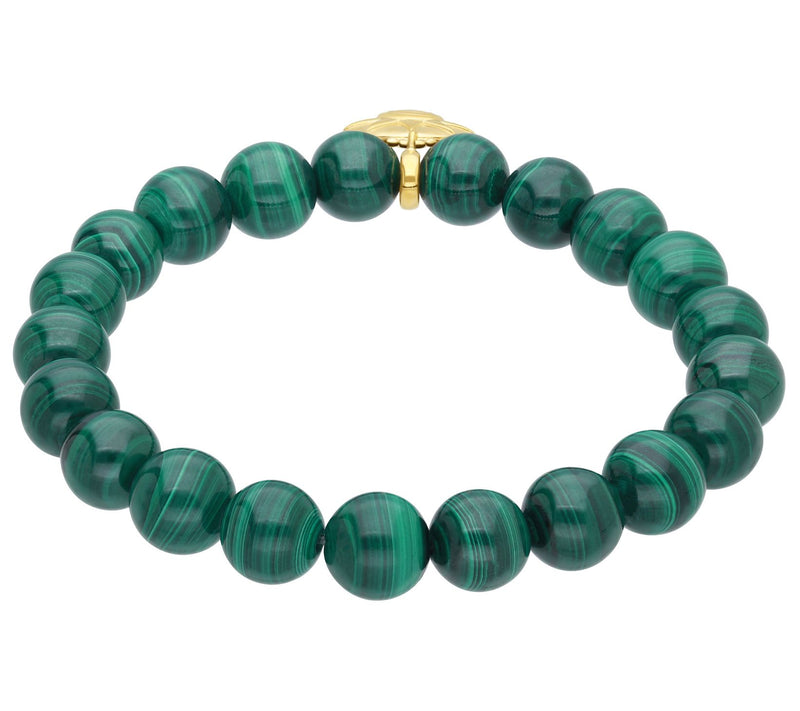 Elyse Ryan 14K Gold Clad Malachite Bead Joy Bracelet — View 3