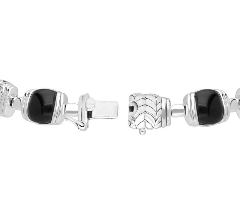 Tiffany Kay Studio Sterling Silver Onyx Herring one Bracelet — View 3