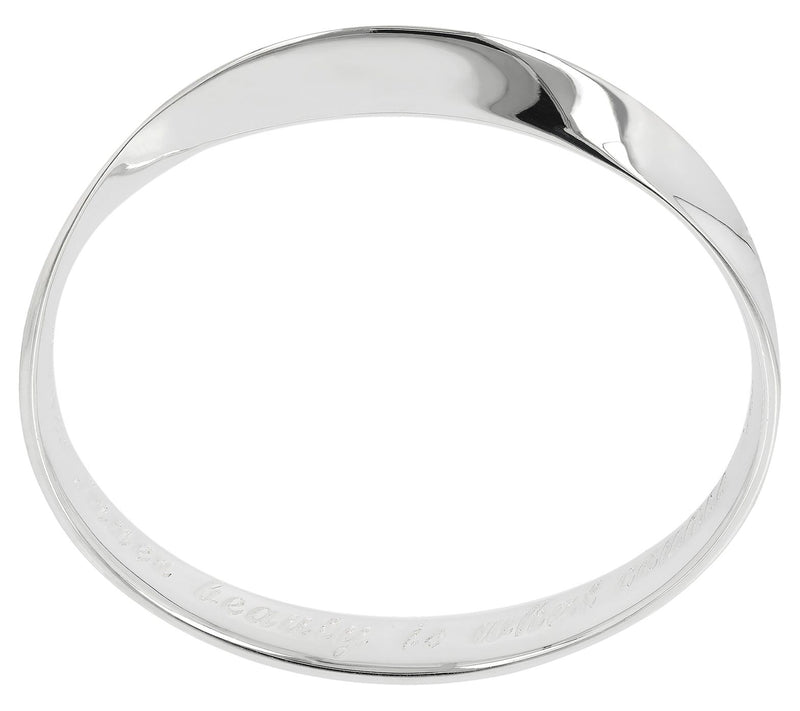 Louis Dell'Olio "Inner Beauty is What Counts" Bangle, Sterling — View 4