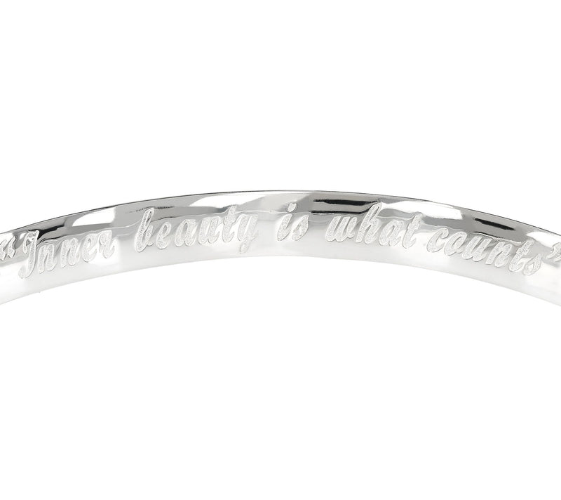 Louis Dell'Olio "Inner Beauty is What Counts" Bangle, Sterling — View 5
