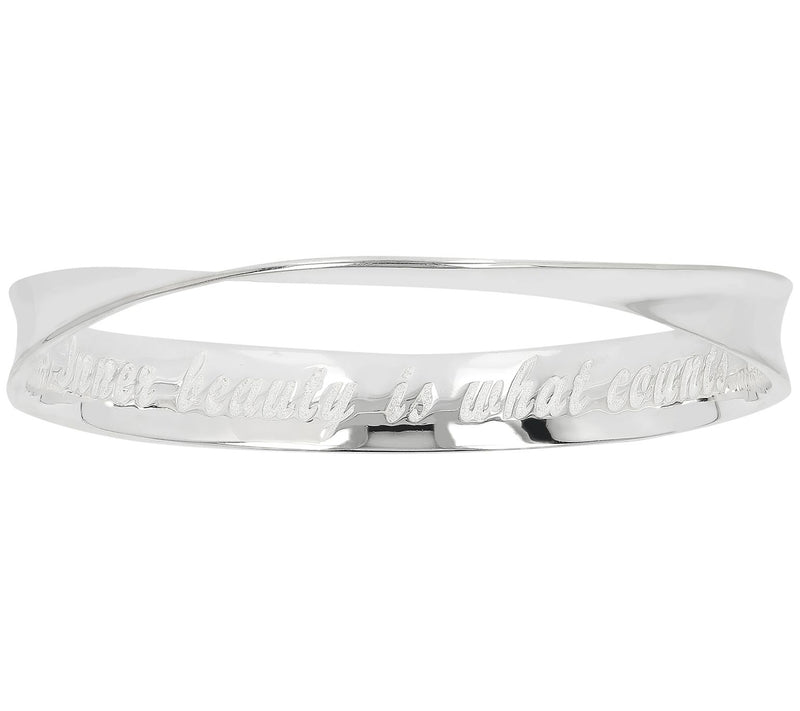 Louis Dell'Olio "Inner Beauty is What Counts" Bangle, Sterling — View 3