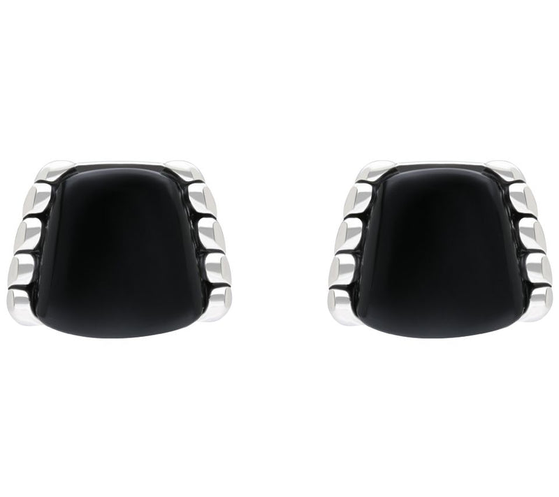 Tiffany Kay Studio Sterling Herringbone Gemstone Stud Earrings — View 3
