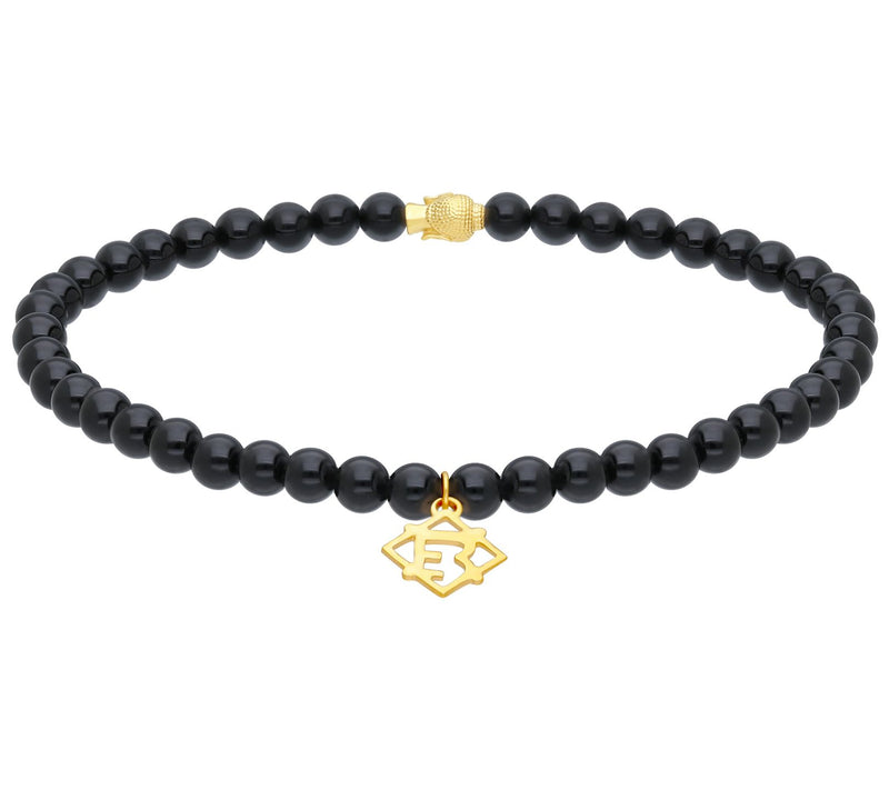 Elyse Ryan 14K Gold Clad Gemstone Namaste Brace et — View 7
