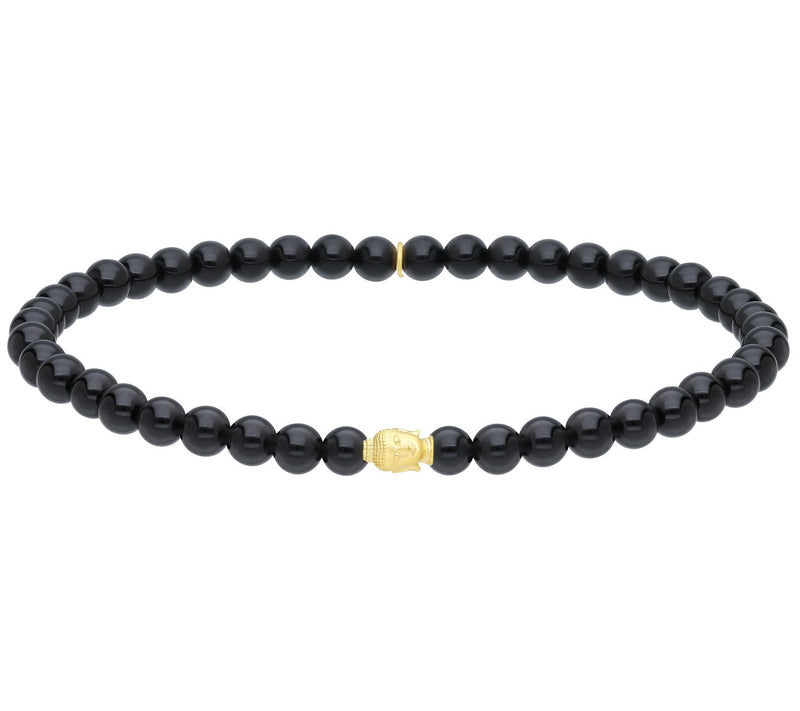 Elyse Ryan 14K Gold Clad Gemstone Namaste Brace et — Main view