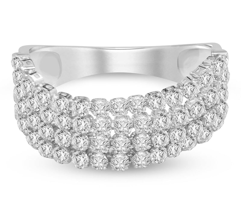 Fire Light 1.00 cttw Lab Grown Diamond Ring, 14K White Gold — Main view