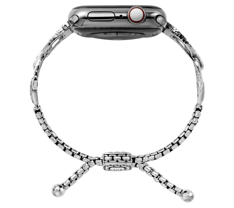 JAI Sterling Silver Adjustable Apple Watch Strap — View 4