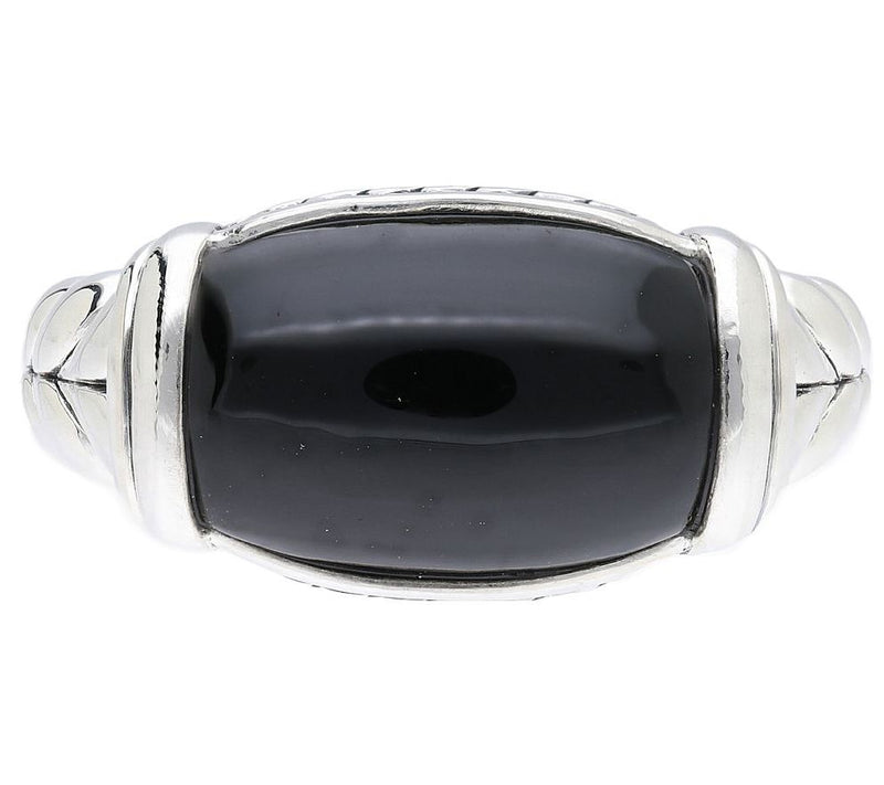 Tiffany Kay Studio Sterling Silver Herringbone Gemstone Ring — View 3