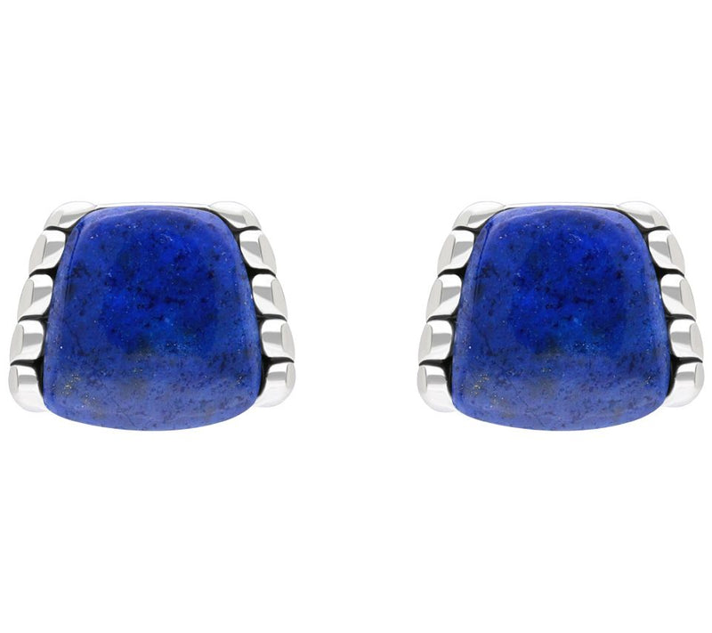 Tiffany Kay Studios Sterling Cabochon Gemstone tud Earrings — Main view