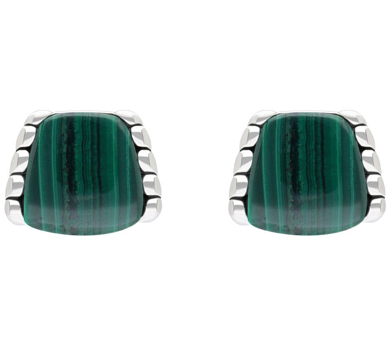 Tiffany Kay Studios Sterling Cabochon Gemstone tud Earrings — View 5