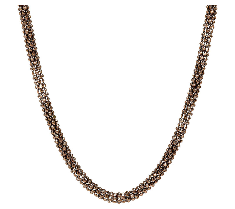 Italian Silver 18" Bold Coreana Chain Necklace, 19.0g — View 7
