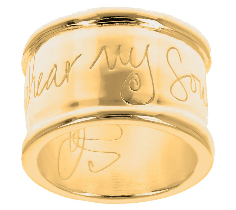 Shawn's Sterling Silver "Hear My Soul Speak"Ring — View 5