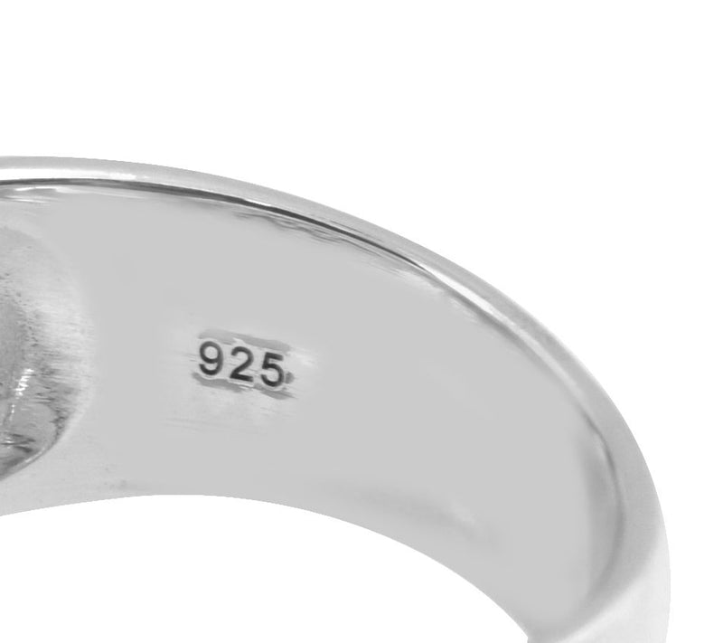 Artisan Crafted Sterling Silver Checkerboard Labradorite Ring — View 7
