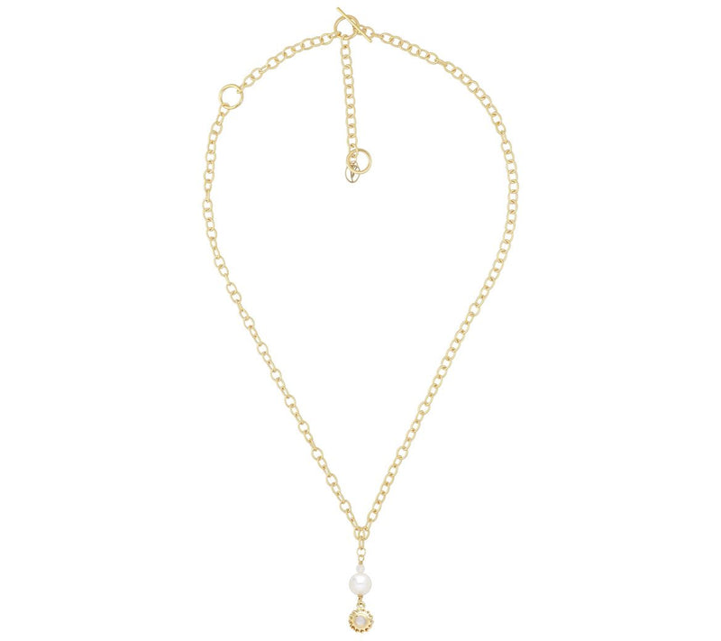 Goddaughters 14K Clad Cultured Pearl & Gemstone Necklace — View 4