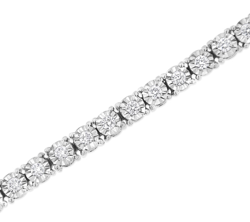 Haus of Brilliance Lab Grown Diamond Tennis Bracelet, Sterling — View 6