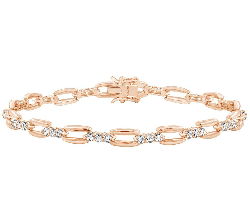 Diamonique 2.20 cttw Tennis Bracelet, S terlingSilver — View 3