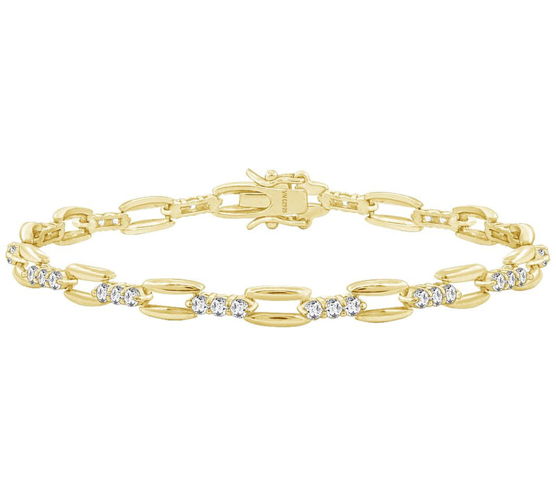 Diamonique 2.20 cttw Tennis Bracelet, S terlingSilver — View 7