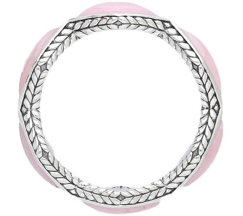 Tiffany Kay Studio Sterling Pink Opal Eternity Band Ring — View 2