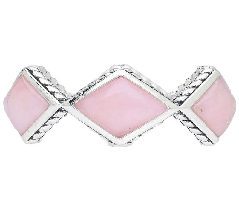 Tiffany Kay Studio Sterling Pink Opal Eternity Band Ring — Main view
