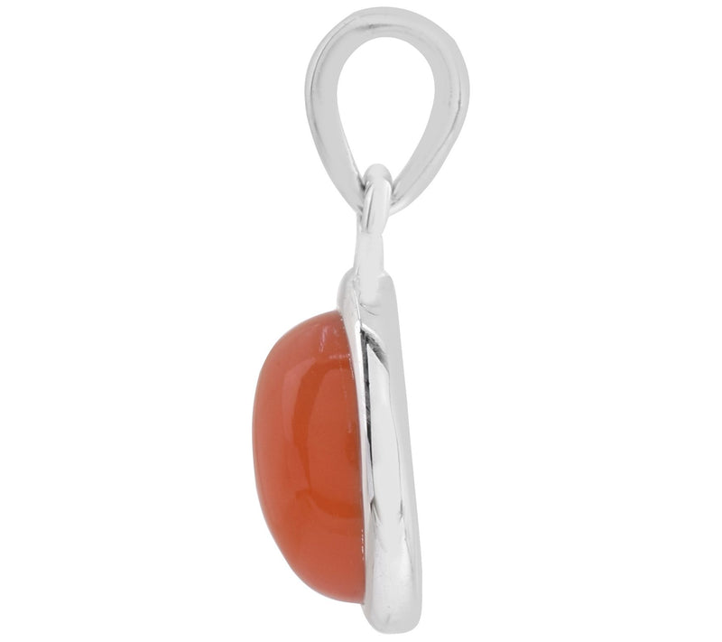 Affinity Gems Pink Moonstone Pendant, Sterling Silver — View 5