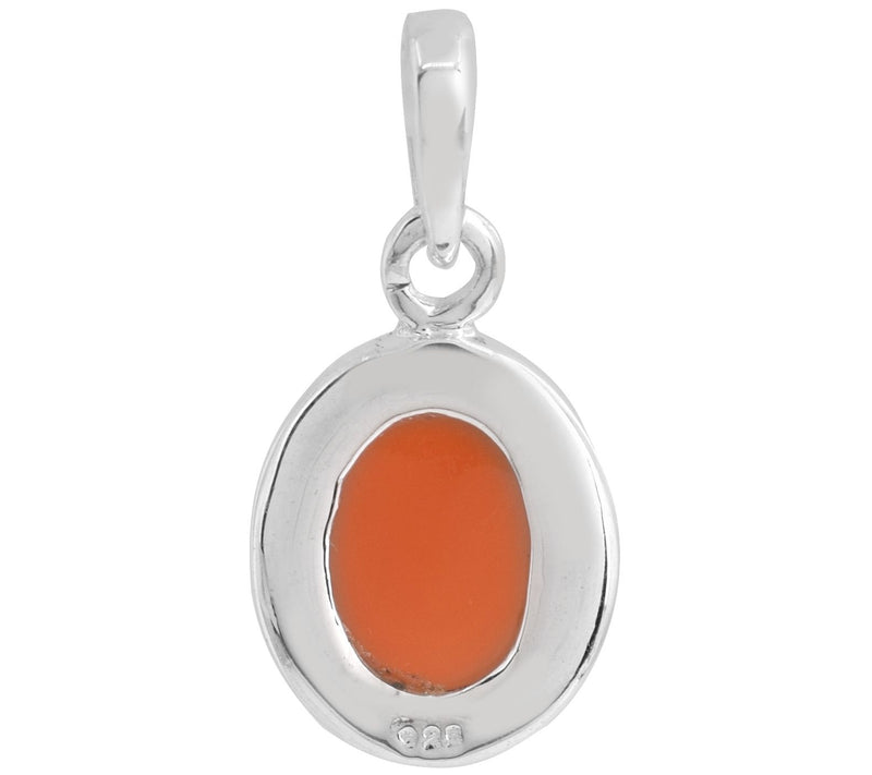Affinity Gems Pink Moonstone Pendant, Sterling Silver — View 6