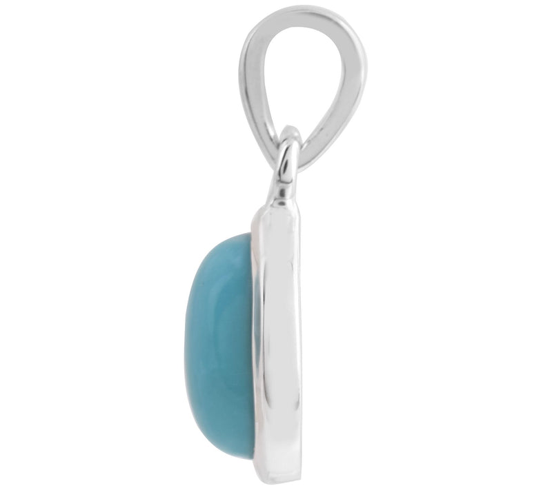 Affinity Gems Turquoise Slide Pendant, S terlinSilver — View 5