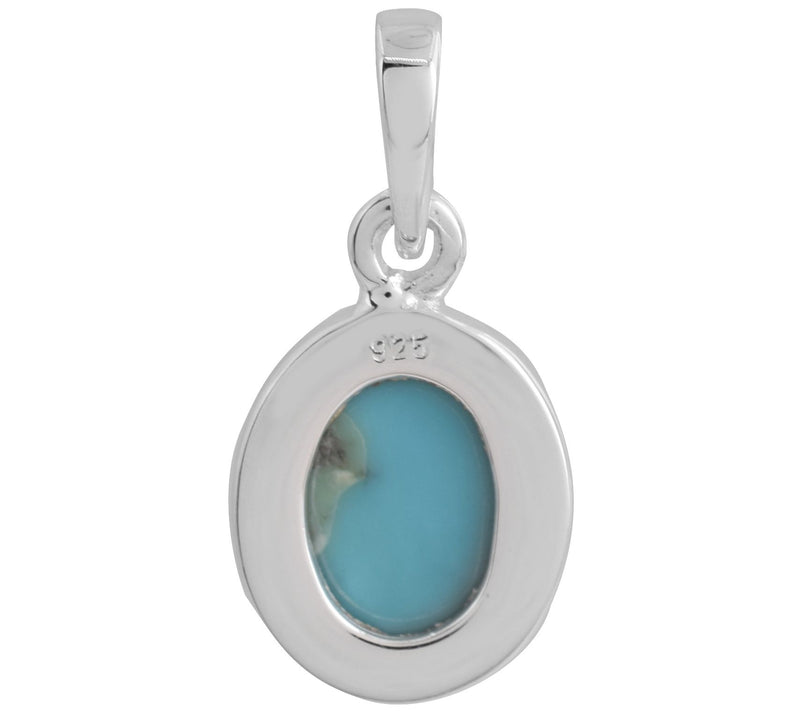 Affinity Gems Turquoise Slide Pendant, S terlinSilver — View 6