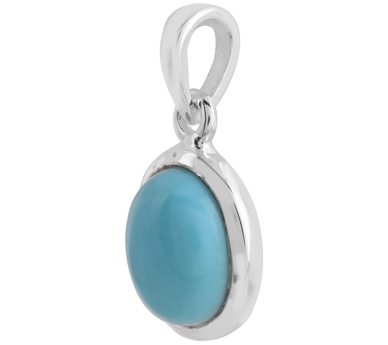 Affinity Gems Turquoise Slide Pendant, S terlinSilver — View 4