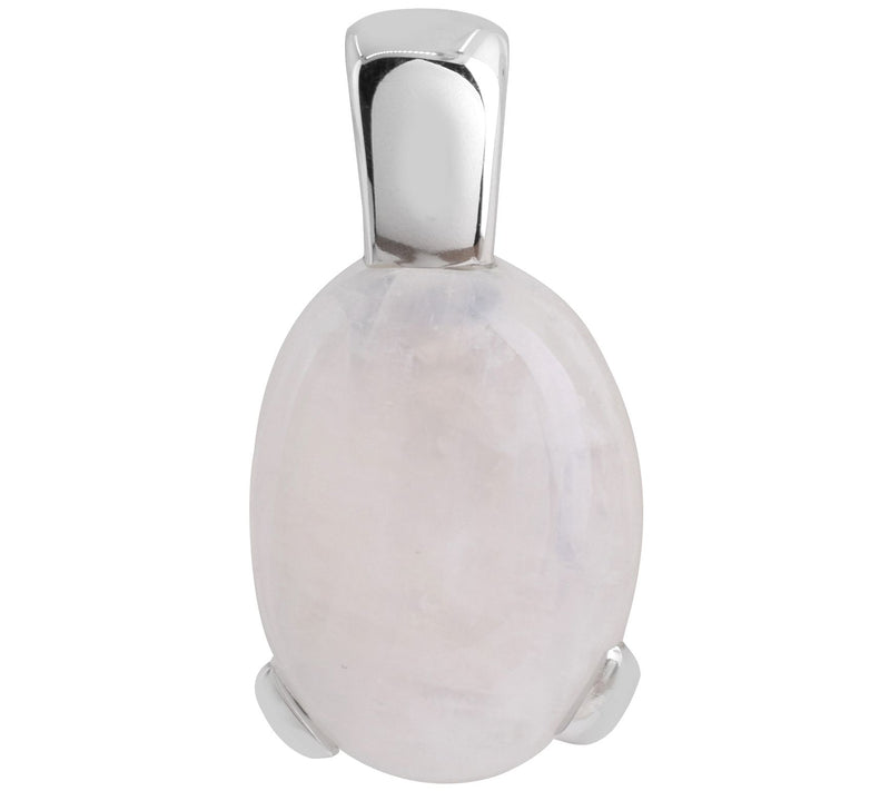 Affinity Gems Rainbow Moonstone Pendant, Sterling Silver — View 3