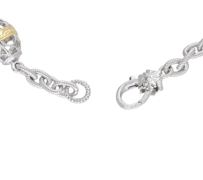 Ariva Sterling Silver & 18K Gold Clad Station Bracelet — View 3