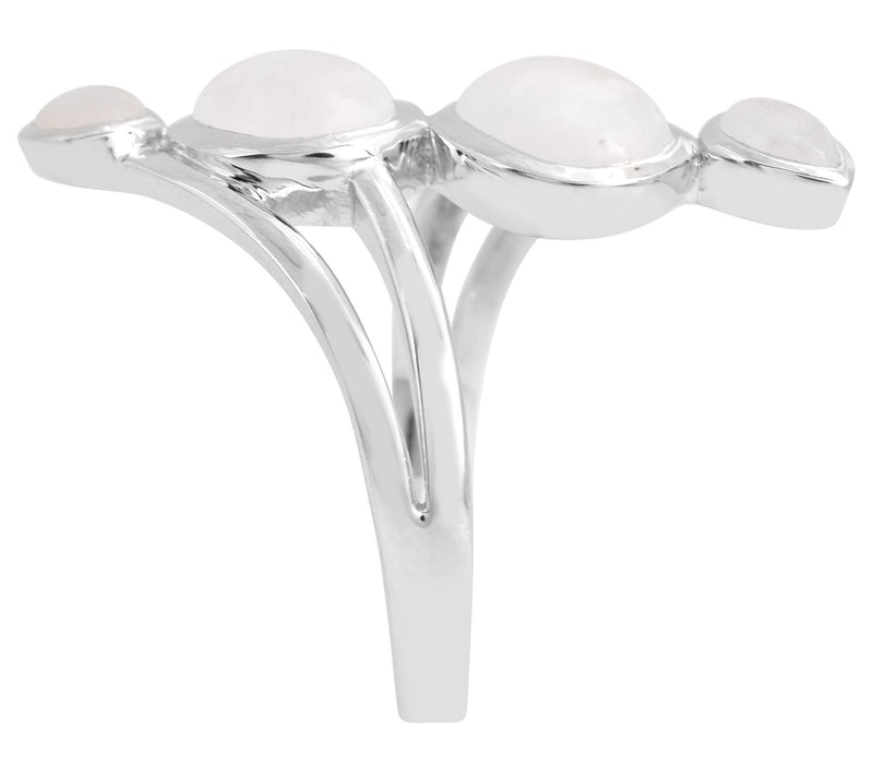 Affinity Gems Rainbow Moonstone Ring, S terlingSilver — View 6