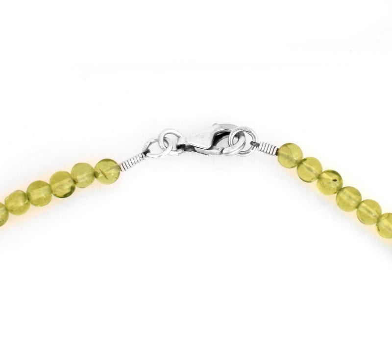 Affinity Gems Floral Peridot Necklace, S terlinSilver — View 7
