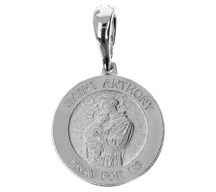 Ultrafine Silver Round Religious Pendant