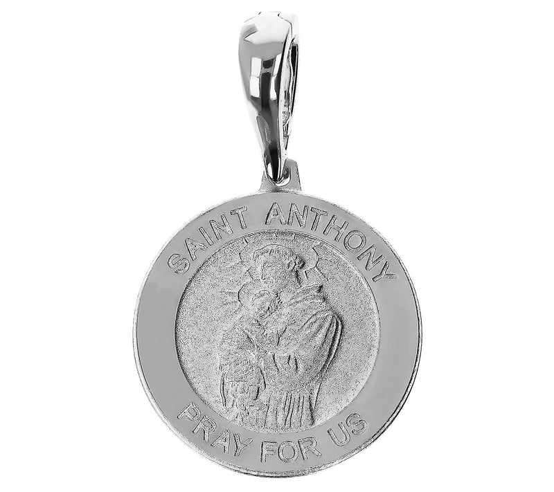 Ultrafine Silver Round Religious Pendant — Main view