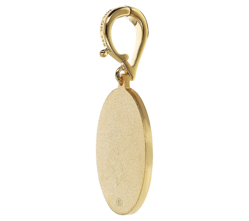 Ultrafine Silve r 18K Gold Plat ed Religious Pe ndant — View 2