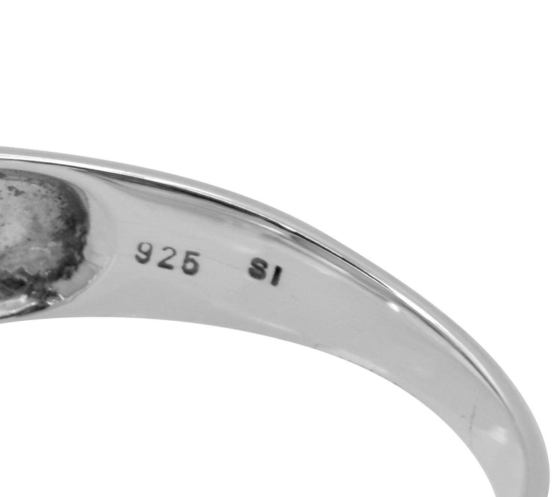 Artisan Crafted Sterling Silver Pink Opal Solitaire Ring — View 7