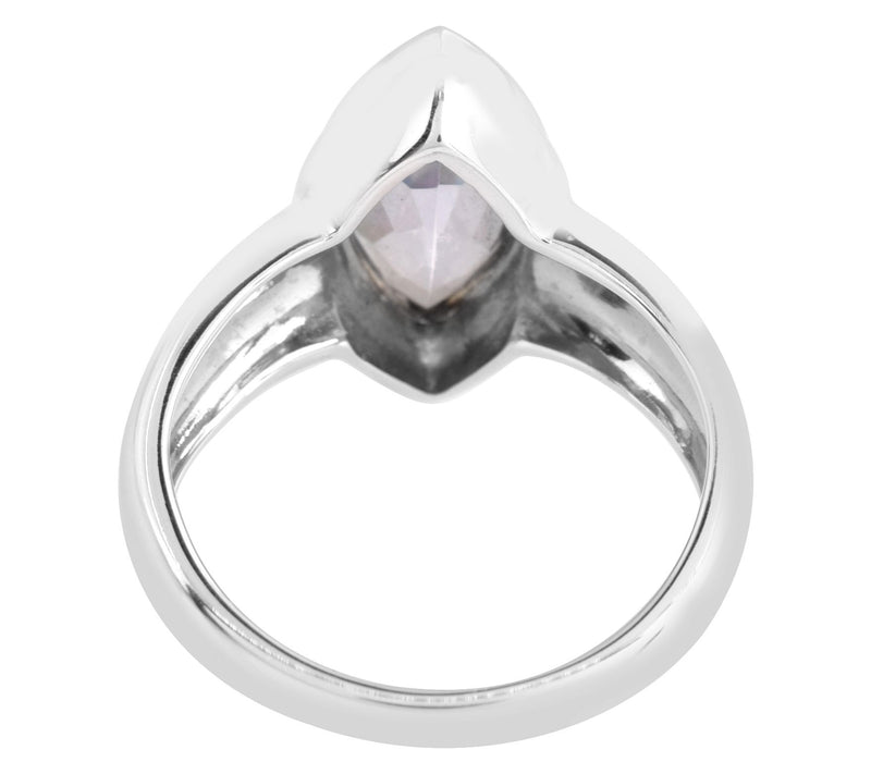 Affinity Gems Blue Coated Quartz Solitaire Ring, Sterling — View 6