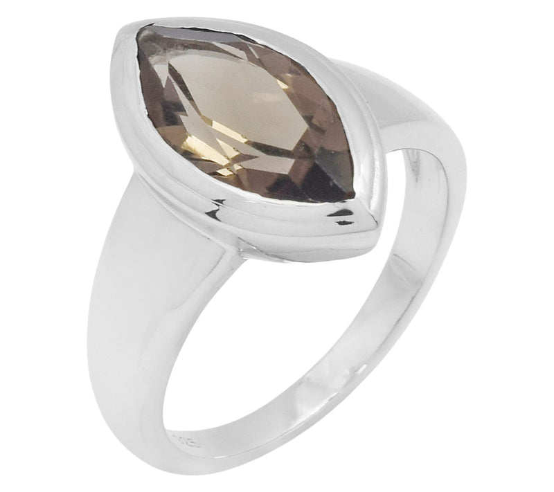 Affinity Gems Blue Coated Quartz Solitaire Ring, Sterling — View 9