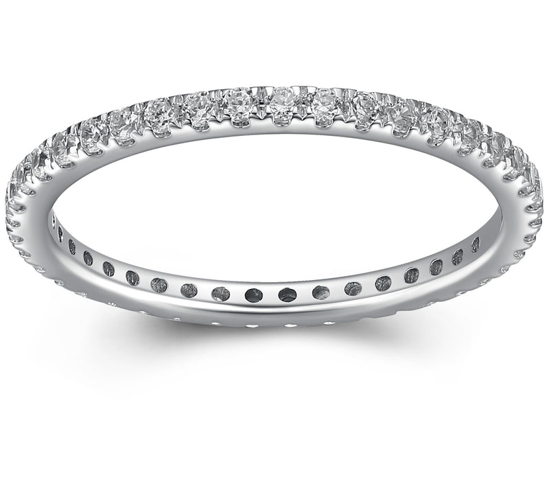LuxLab Diamonds 0.50 cttw Lab Grown Ring, Sterling Silver — Main view