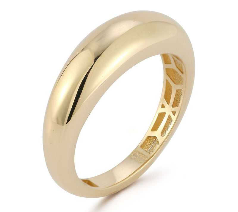 Luminosa Gold Dome Ring, 14K — Main view