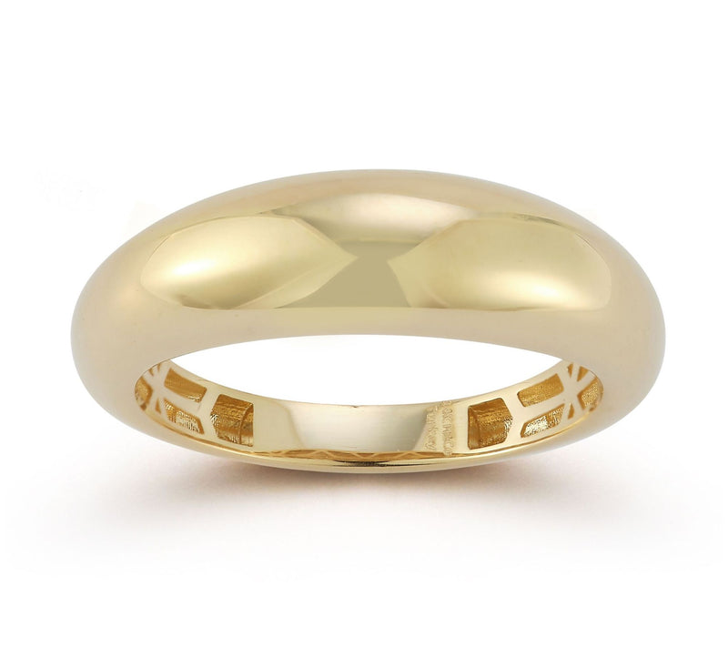 Luminosa Gold Dome Ring, 14K — View 3