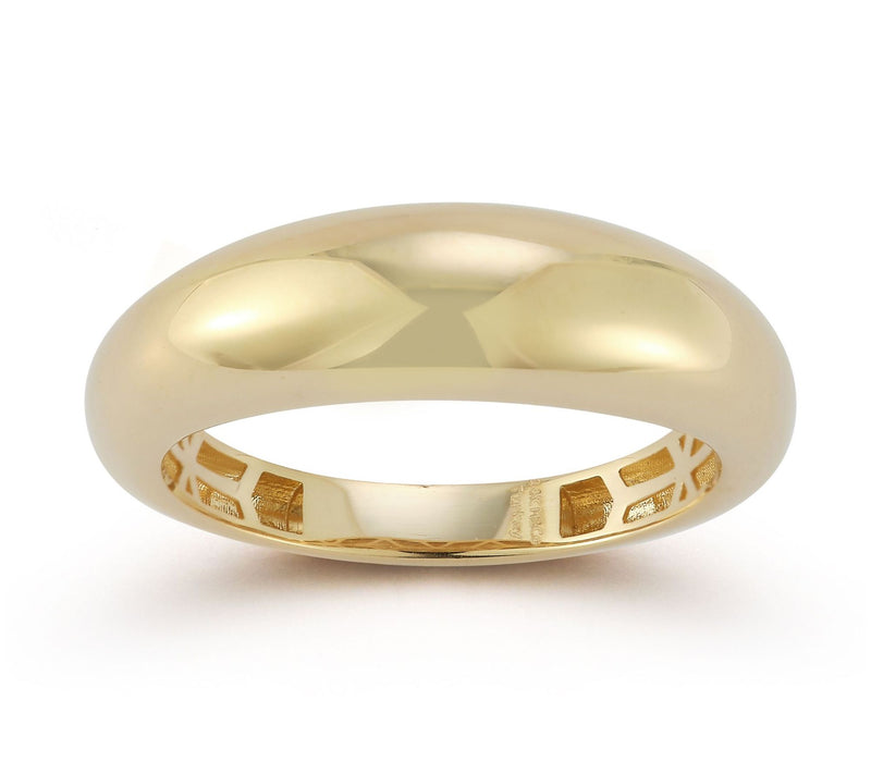 Luminosa Gold Dome Ring, 14K — View 4