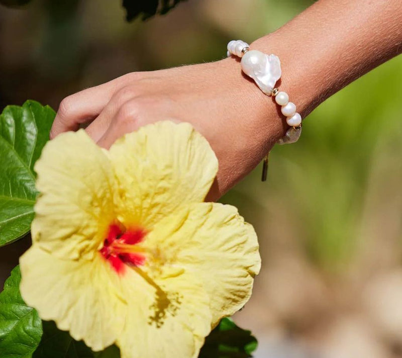 Adriana Pappas Designs Florence Cultured Pearl Bracelet — View 6