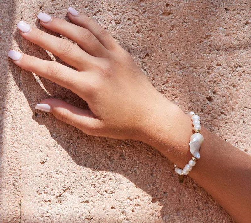 Adriana Pappas Designs Florence Cultured Pearl Bracelet — View 7