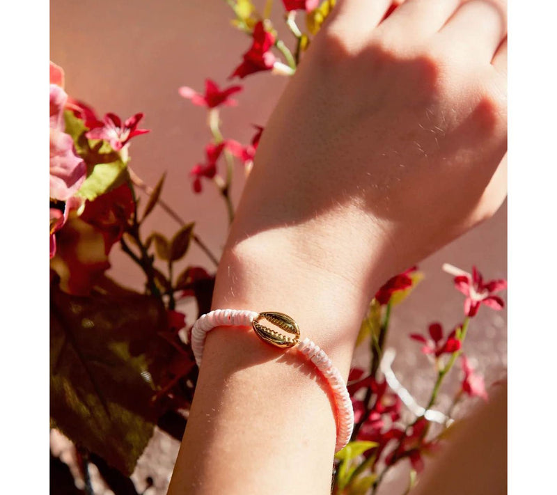 Adriana Pappas Designs Mini Heishi Shell Bracelet — View 6