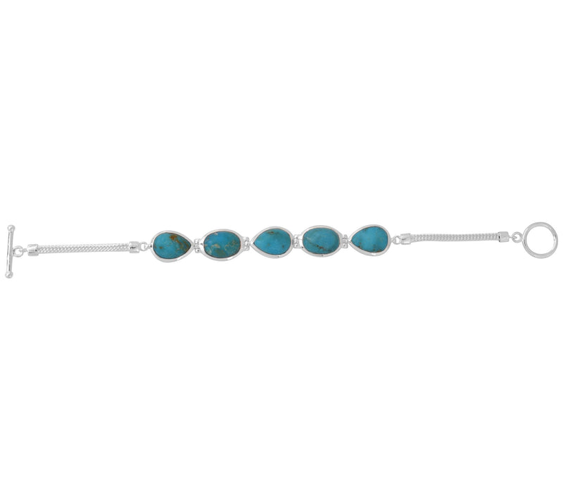 Affinity Gems Stabilized Turquoise Bracelet, Sterling Silver — View 4