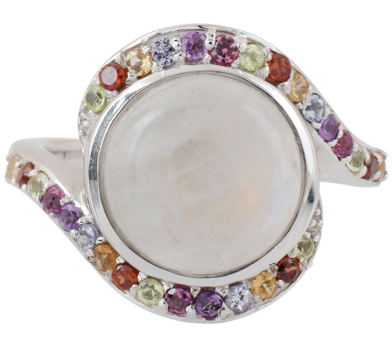 Affinity Gems Multi- Gemstones Ring, Sterling Silver — View 4