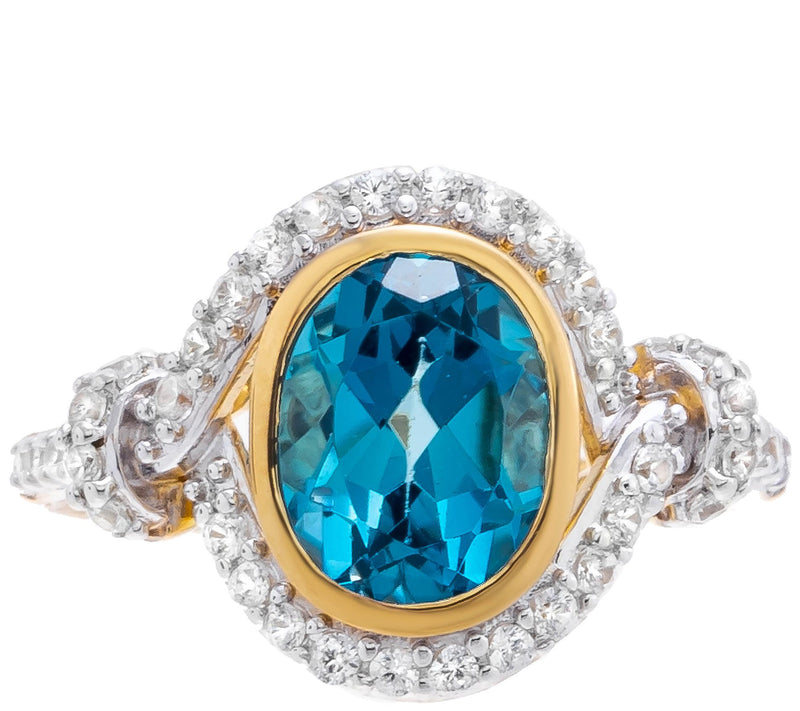 Affinity Gems 2.40 cttw Multi-Gemstone Ring, Sterling Silver — View 2